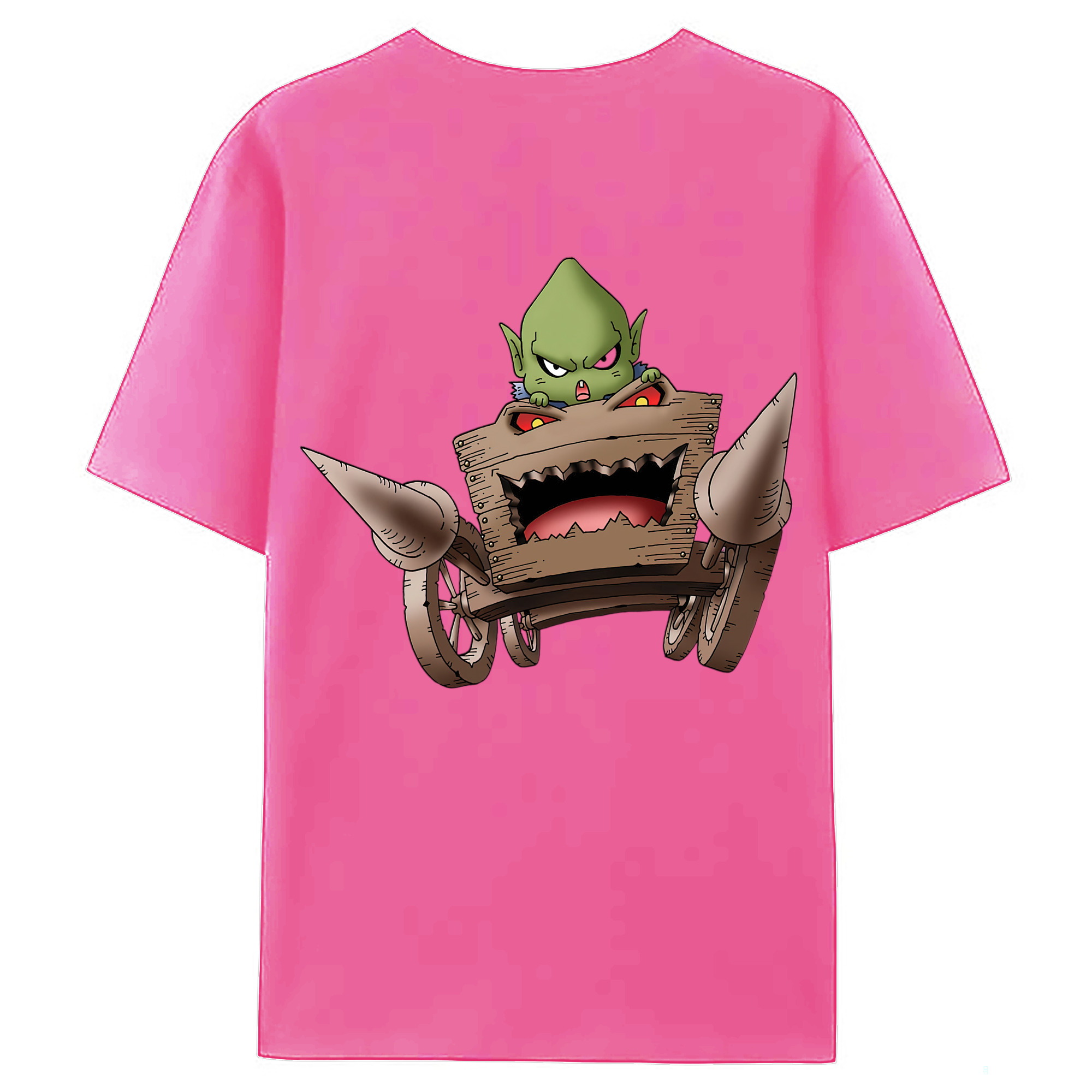 （画像用） ドラゴンクエスト Doragon Kuesuto Dragon Quest レディース半袖Tシャツ(バックプリント)